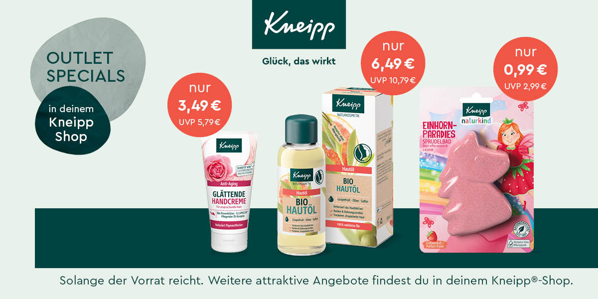 Kneipp Outlet Specials Jettingen-Scheppach