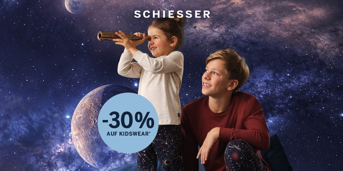 SCHIESSER -30 Prozent auf Kidswear Outlets Jettingen-Scheppach