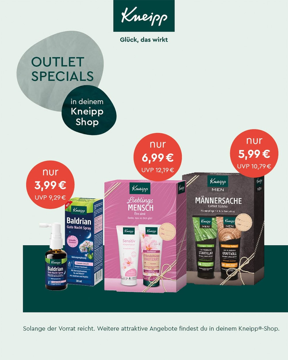 Kneipp Outlet Specials im Juli 2026