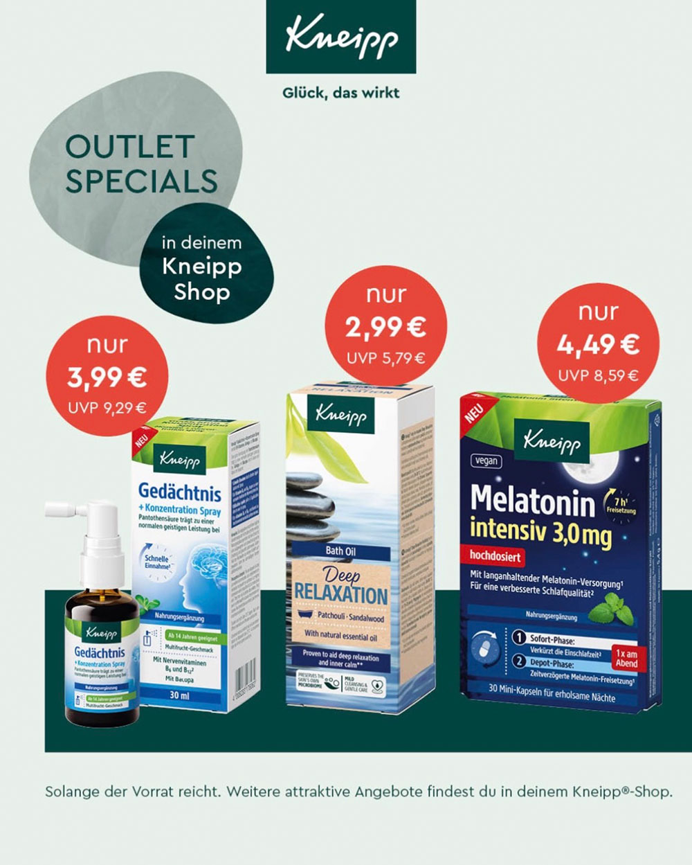 Kneipp Outlet Specials Jettingen-Scheppach