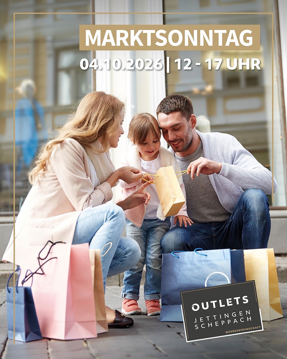 Marktsonntag 04.10.2026 Outlets Jettingen-Scheppach